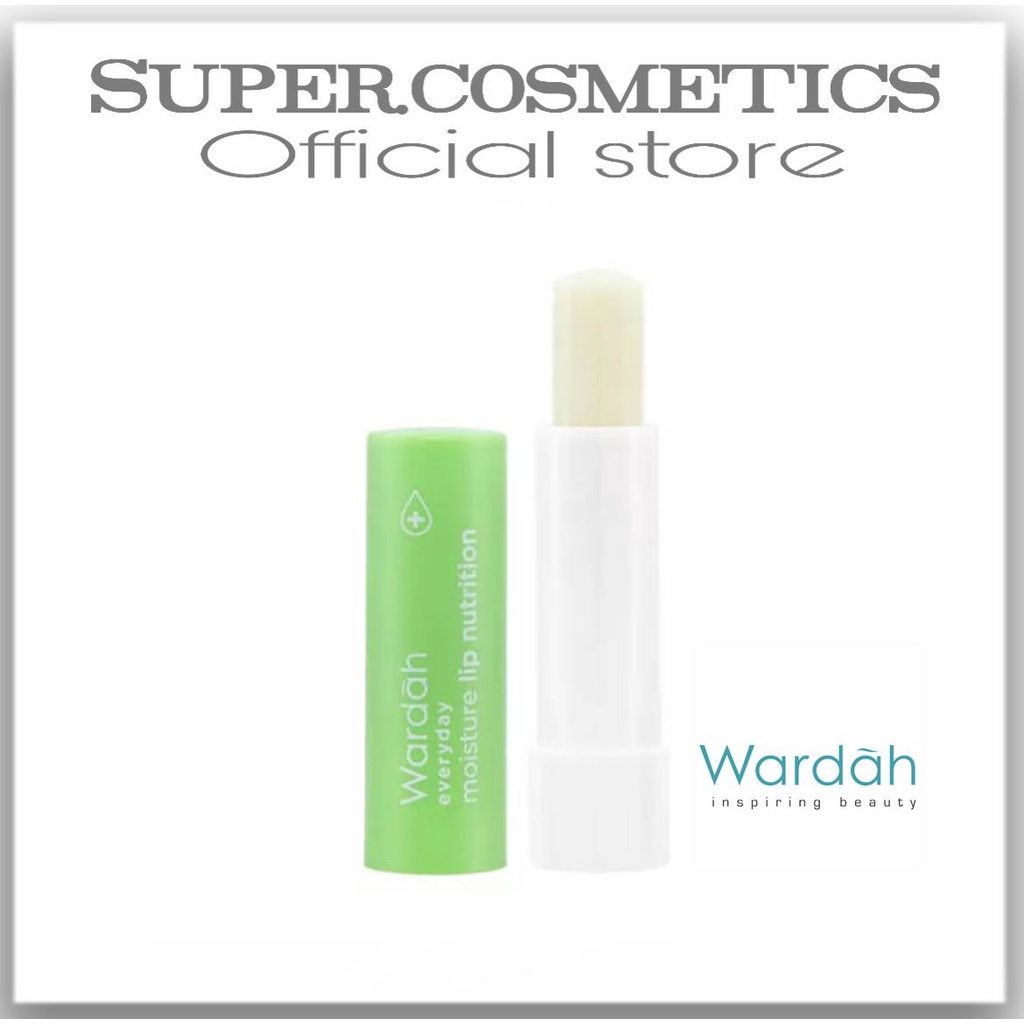 Wardah Everyday Moisture Lip Nutrition Green Tea 4g