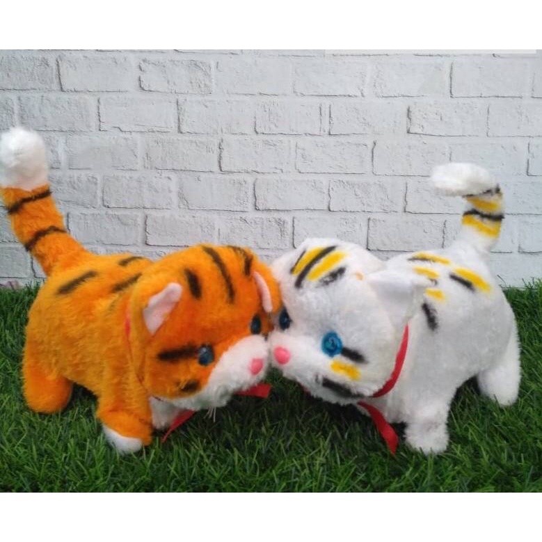 MAINAN ANAK ROBOT BONEKA KUCING DAPAT BERJALAN BERGERAK MENGELUARKAN SUARA ( LUCU ) #MURAH