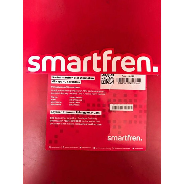 Kartu Perdana Internet LANGSUNG REG Kuota Data Smartfren COCKTAIL 2GB 4G 14 HARI SE-INDONESIA