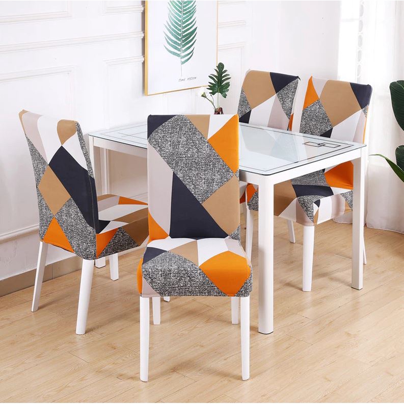 TOKOMUDA COD Cover Kursi Elastis Pattern Sarung Kursi Penutup Chair Cover Polyester Import LRS02