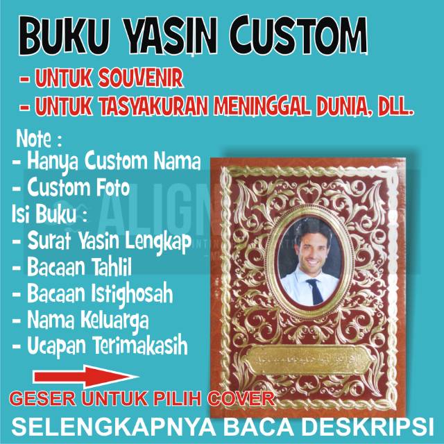 Buku Yasiin Yasin Custom Surat Yasin Tahlil Shopee Indonesia