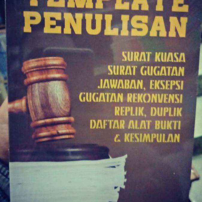 

TEMPLATE PENULISAN SURAT KUASA SURAT GUGATAN TERUJI