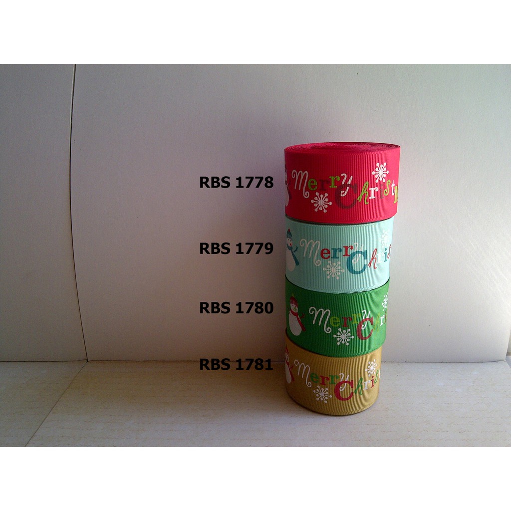 

[10 YARD] PITA GROSGRAIN MOTIF NATAL SALE RBS 1778,1779,1780,1781