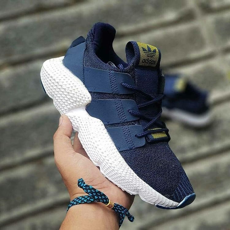 Sepatu Adidas Prophere Navy Import Premium Vietnam Sneakers Cowok Cewek Running Olahraga Sekolah