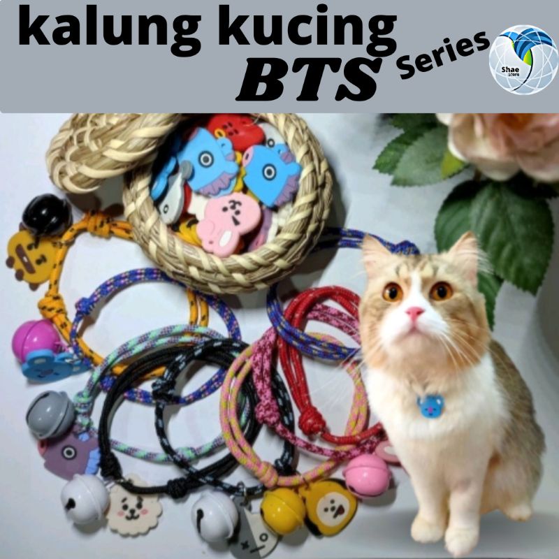 KALUNG BTS-KALUNG KUCING BTS-KALUNG UNIK KEREN AKSESORIS ACCECORIS KUCING ANJING