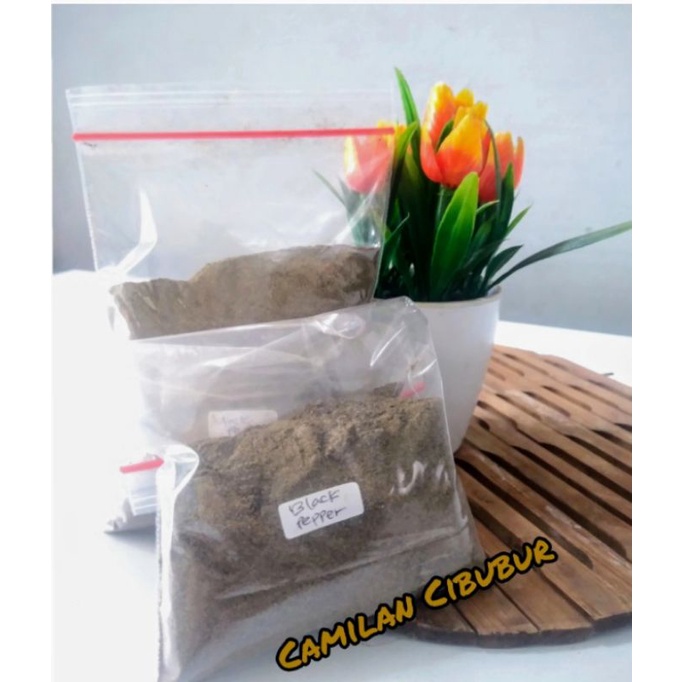 

Black pepper lada hitam bubuk repack 50gr
