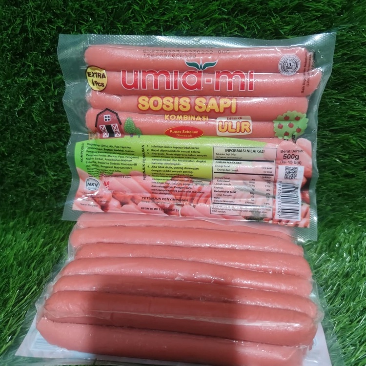 

Umiami Umia-Mi sosis sapi isi 15 bisa diulir by BERNARDI 500 gram