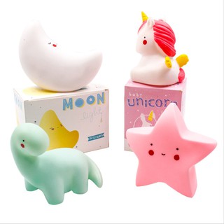  LOGU Lampu  tidur anak Lampu  hias  kartun unicorn 