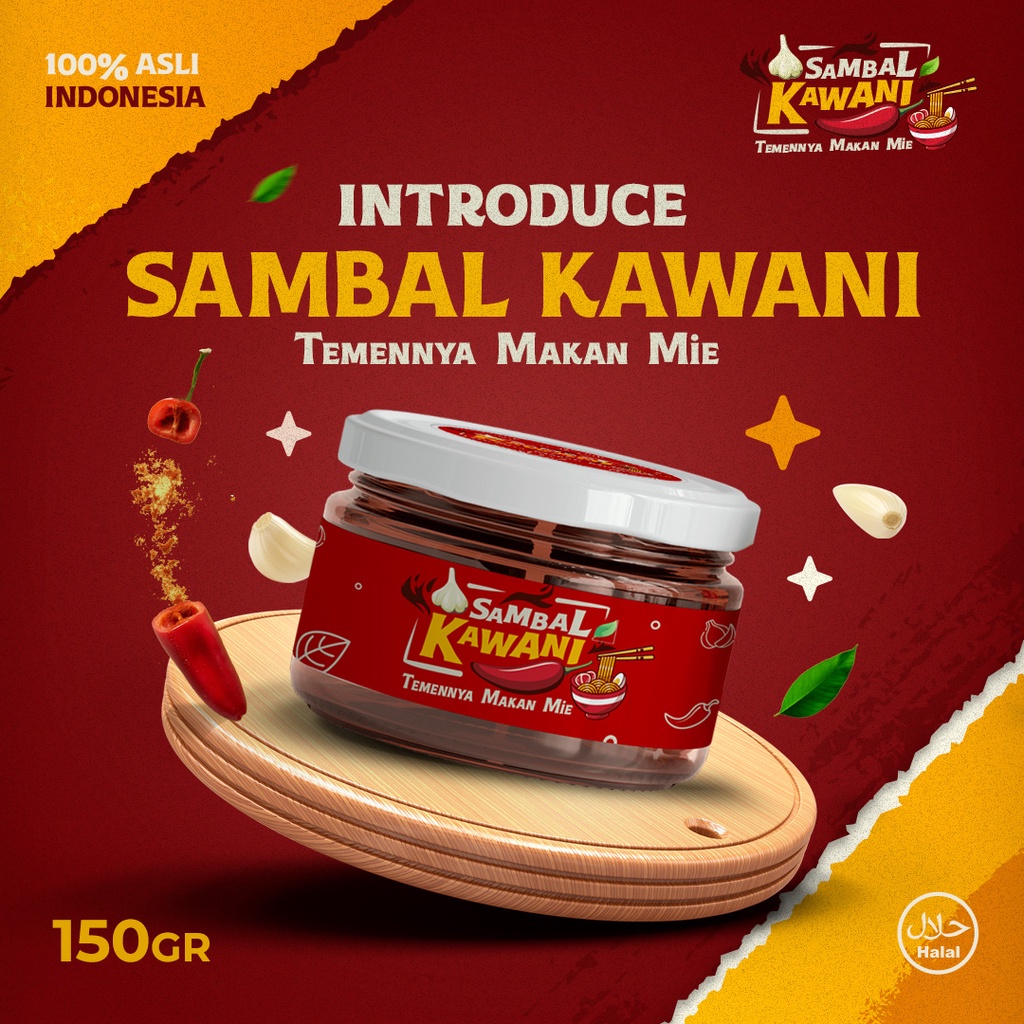 Jual Sambal Kawani Sambal Bawang Shopee Indonesia