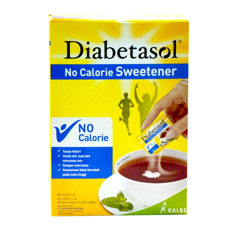 

Diabetasol Gula Zero Calorie 50Gr