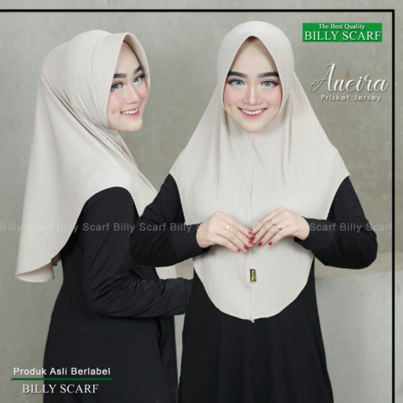 Jilbab Bergo Plisket Jersey Simpel Aneira Ori Billy-5