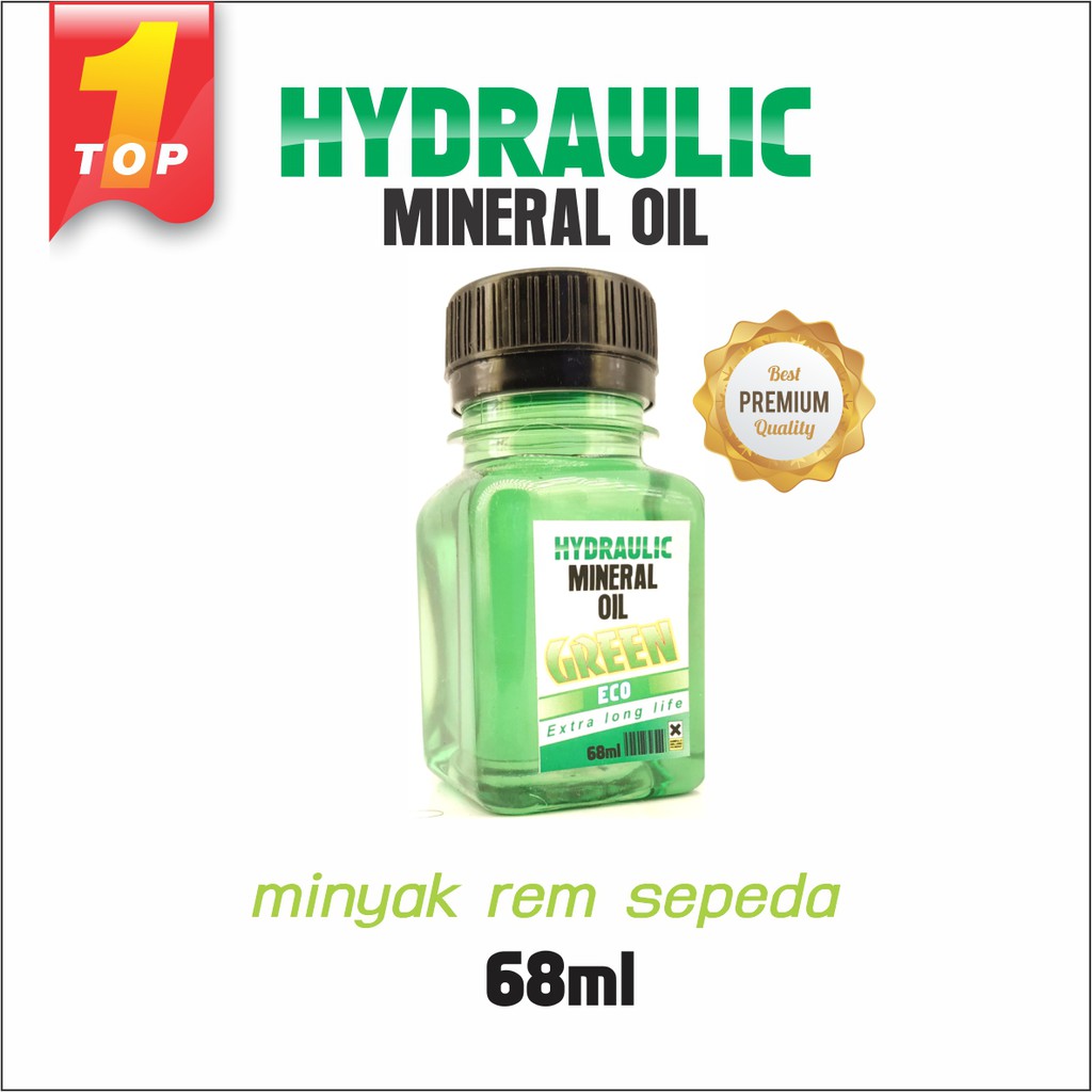 Mineral Oil Minyak rem sepeda hydraulic Hijau extra long life ECO 68ml for shimano tektro maguro xl