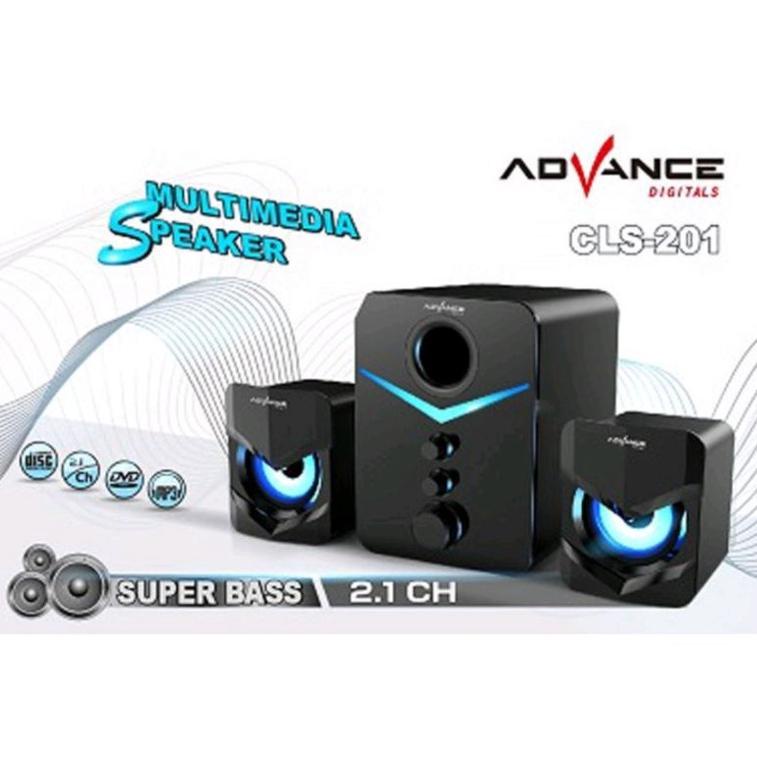 Speaker Advance Cls 201 Cls201 Speaker Komputer Speaker Laptop