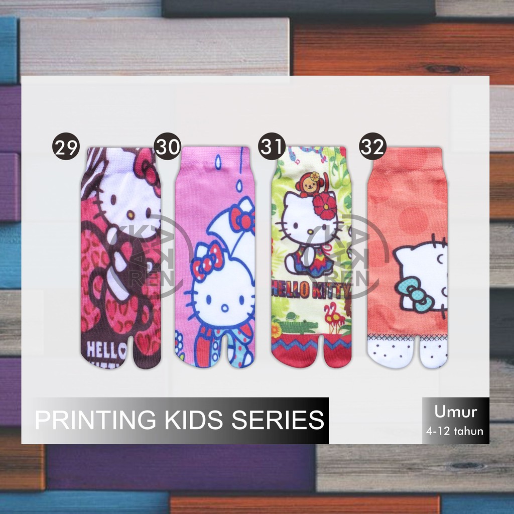 Kaos Kaki Jempol Anak Printing Karakter Unicorn B