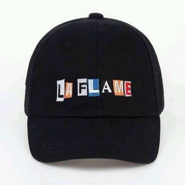 Topi bordir La Flame