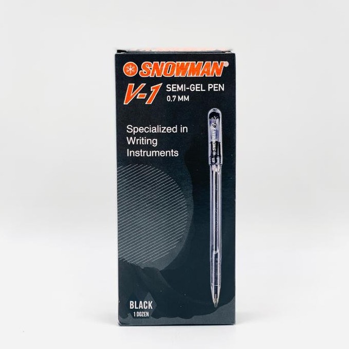 

( DAPAT 1 ) Bolpen Pulpen Bolpoin Snowman V1 V 1 V-1 0.7 mm