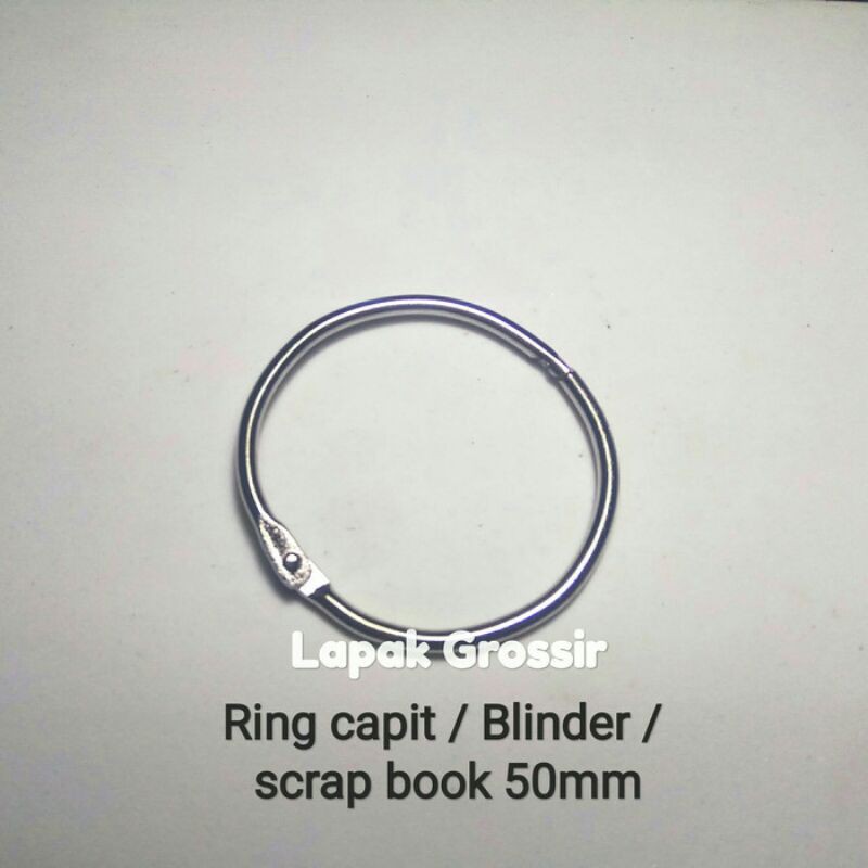 

Ring bulet buku/blinder/scrap book 50mm isi 12pcs