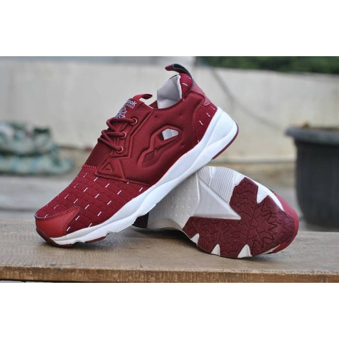 Terlaris {jso} SEPATU REEBOK FURYLITE IMPORT VIETNAM#MERAH