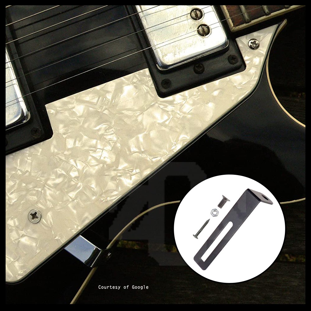 Jual Mount Bracket Penyangga Pickguard Guitar Lespaul Hk-001 Black  Indonesia|Shopee Indonesia