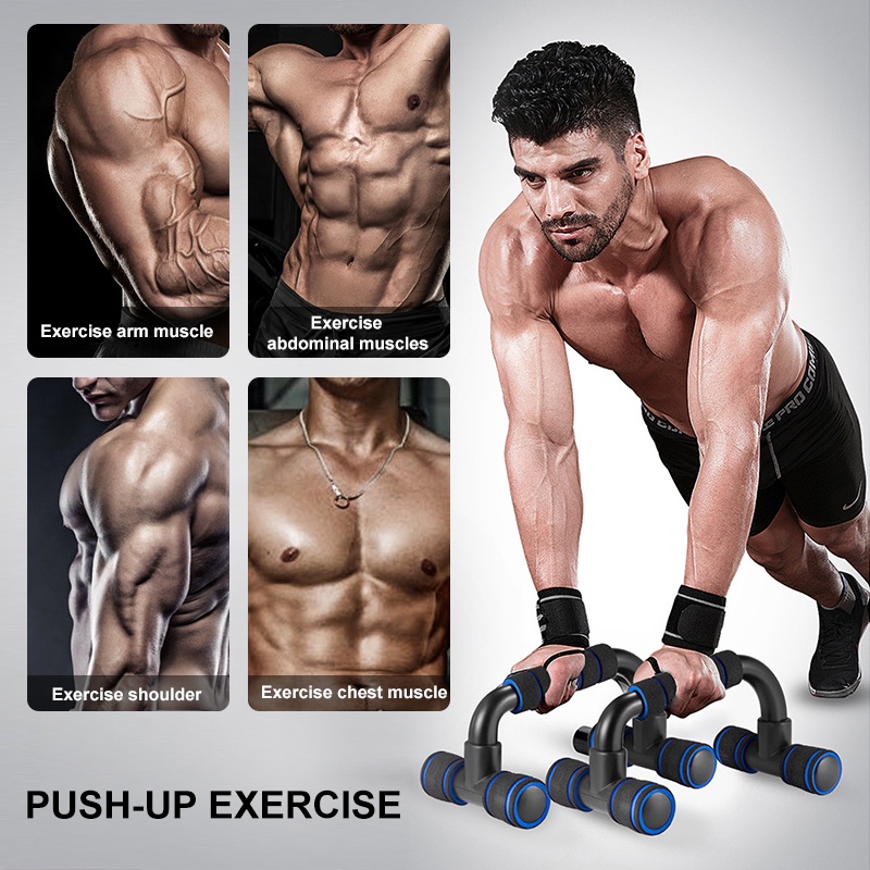 TERBARU ALAT OLAHRAGA STAND BAR  Push Up Olahraga Fitness Equipment Pegangan Push Up  -TERMURAH