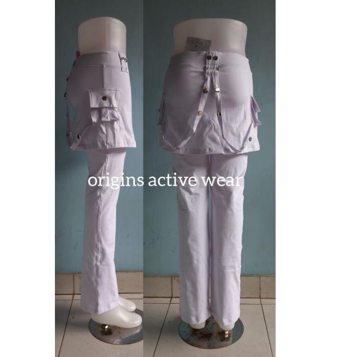 Obral Berkualitas Celana Senam Wanita/Celana Senam Rok Rantai Katun Spandex Super