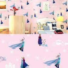 Wallpaper dinding kamar anak - wallpaper kamar anak frozen -  wallpeper tembok prozen - 10M