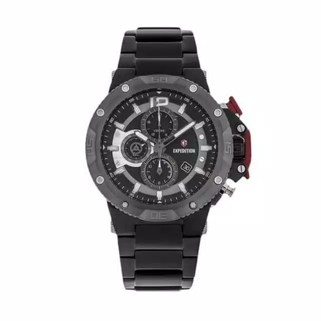 Expedition E 6751 M Black Dial Black Stainless Steel