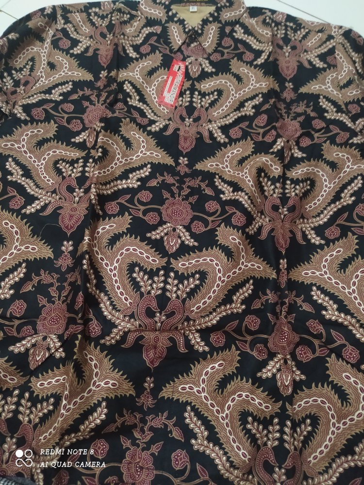 Couple Batik Ayah Dan Anak Bahan Katun Halus Primisima 40s