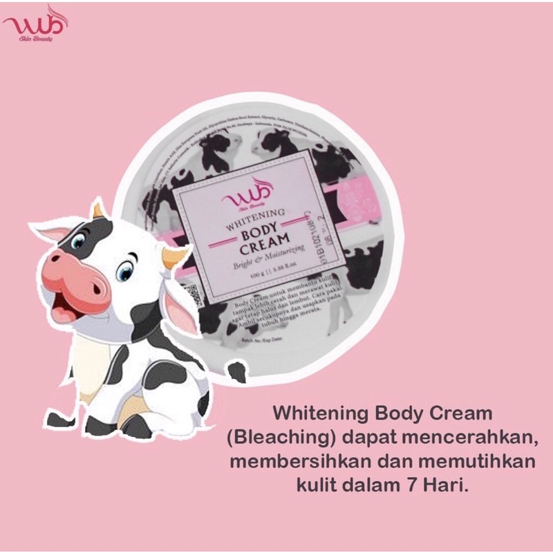 WUB Body cream bleaching ORIGINAL 100gr