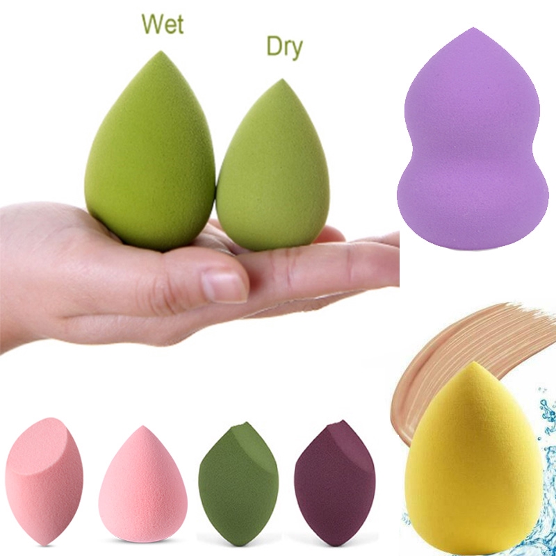 1Pc Spons Beauty Blender Bentuk Tetesan Air