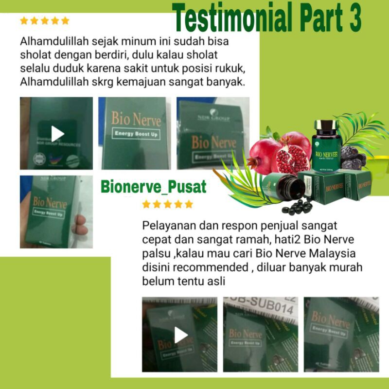 BIO NERVEE ORIGINAL BIONERVE MALAYSIA PIL AJAIB OBAT HERBAL SAKIT LUTUT SENDI TULANG BELAKANG KEBAS-6