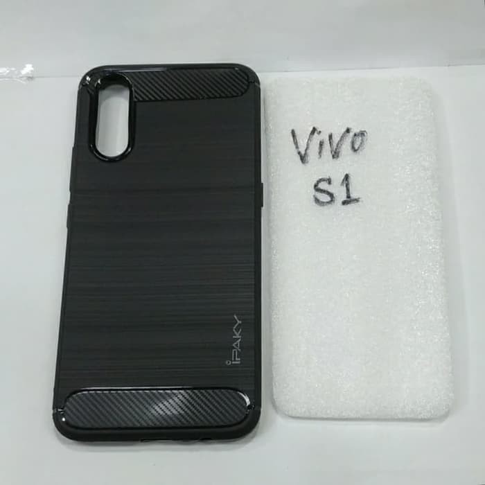 karet VIVO S1 softcase ipaky VIVO S1 silikon karet hitam