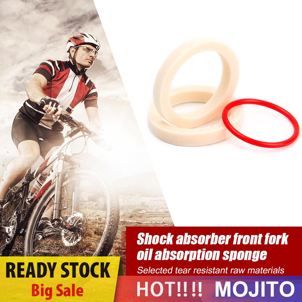 Risk 2pcs Ring Segel Busa Penyerap Minyak Anti Debu Untuk Fork Depan Sepeda Mtb