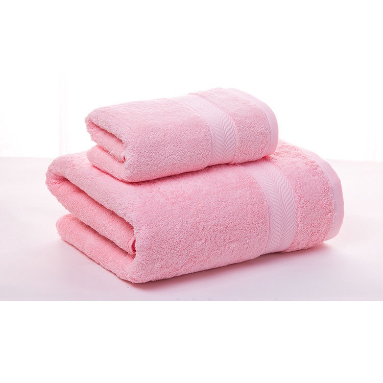 Handuk Mandi Dewasa Tebal Handuk Hotel Super Soft Halus Lembut Polos Pink Peach COTTON Bamboo Termurah Terlaris