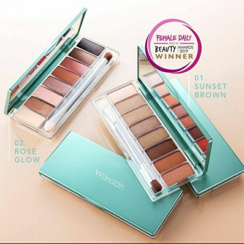 WARDAH Exclusive Eyeshadow Palette - Eye Shadow Palette Wardah