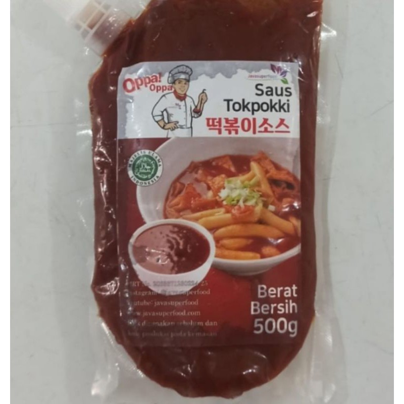 

Oppa Oppa Saus Tokpokki 500gr