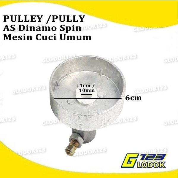 Tiang Pully Puly Puli Motor Spin Pengering Mesin Cuci AS 10 12 14 MM