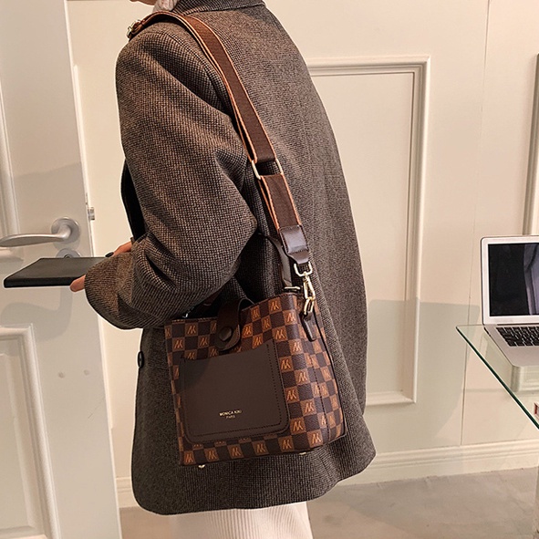BJ43331 - BROWN/COFFEE - TAS WANITA FASHION IMPORT MODIS ELEGAN TERMURAH TERLARIS TERBARU BAGSTORE JAKARTA TAS BATAM BQ3331