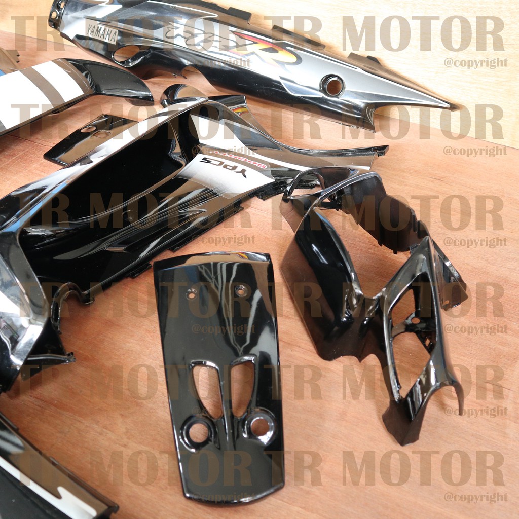 Cover Body Fizr F1zr Sporty Hitam Full Set Halus Cover Bodi Yamaha Fiz r