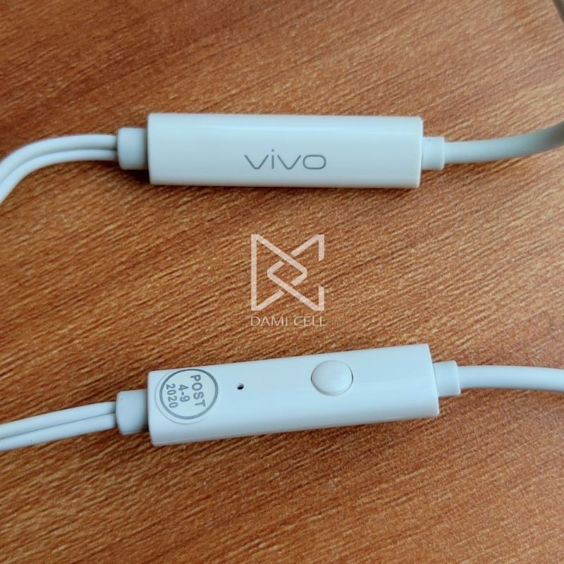 Headset Earphone Handfree VIVO Original 100% - XE160