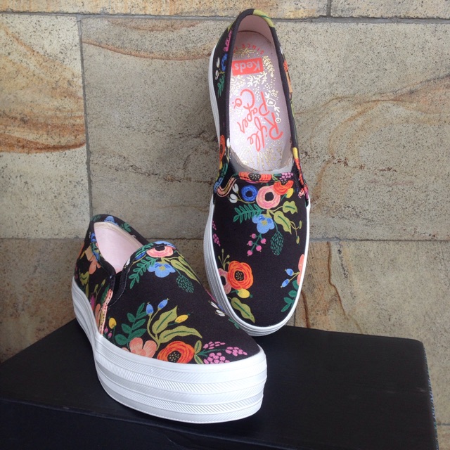 KEDS X RIFLE PAPER CO. TRIPLE DECKER LIVELY FLORAL