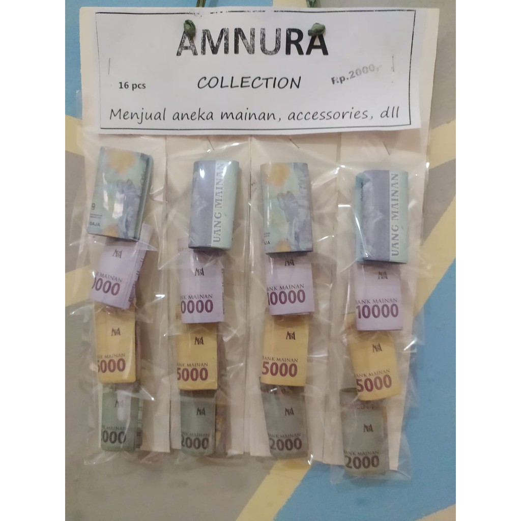 Mainan uang-uangan serba 2000