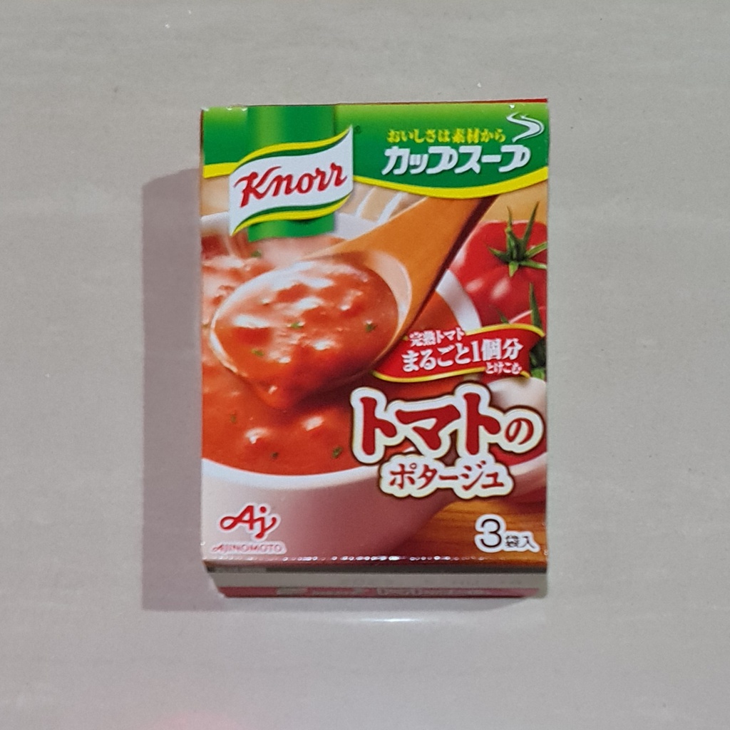 Bumbu Knorr Cup Soup Ripe Whole Tomato Potage 3 x 18.2 Gram