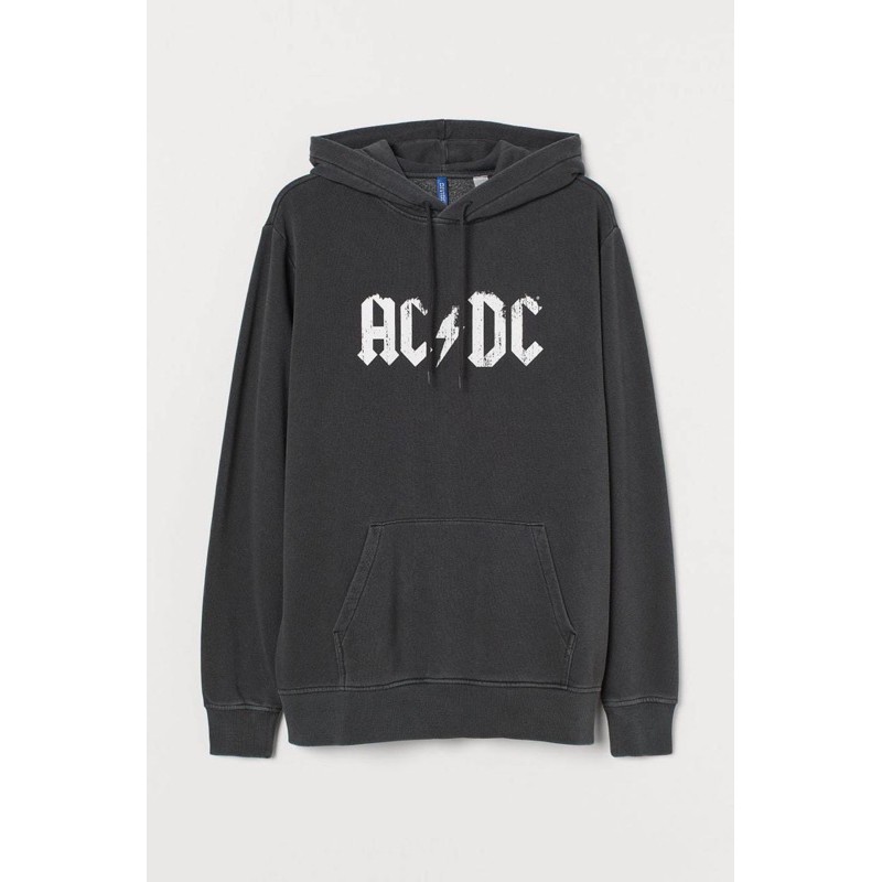 Hoodie H&M ACDC Dark Gret Original