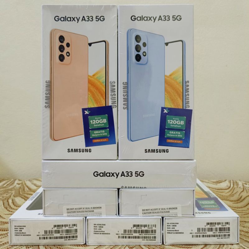 SAMSUNG A33 5G 8/128 8/256 Garansi resmi SEIN SEGEL baru RAM 8GB 128GB 256GB