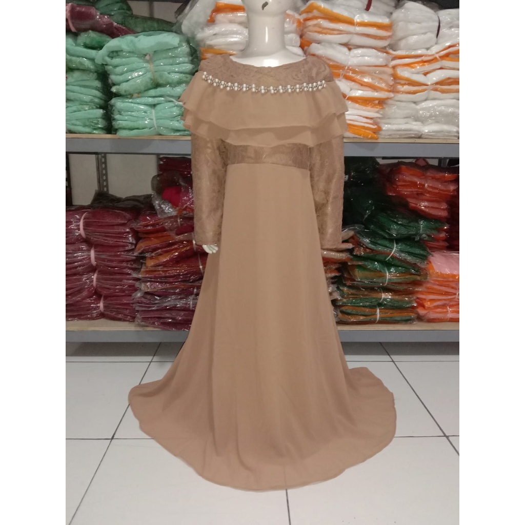 407#longdres muslim/ baju dres anak pperempuan/ baju maxi anak