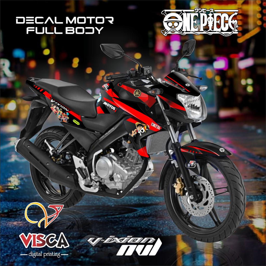 Decal Vixion NVL Decal Vixion New Stiker Vixion NVL Stiker Vixion New One Piece