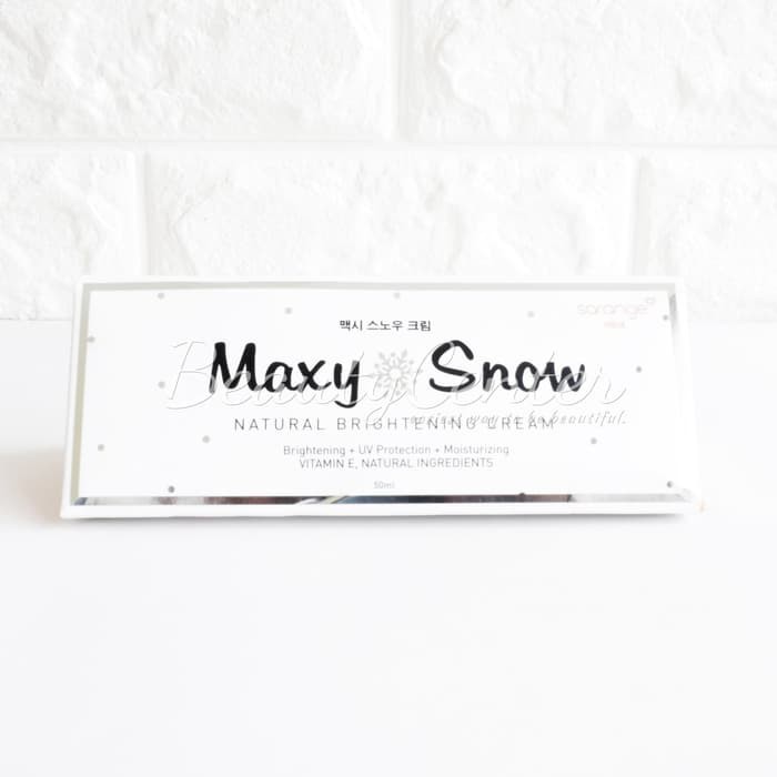 SARANGE Maxy Snow Natural Whitening Cream