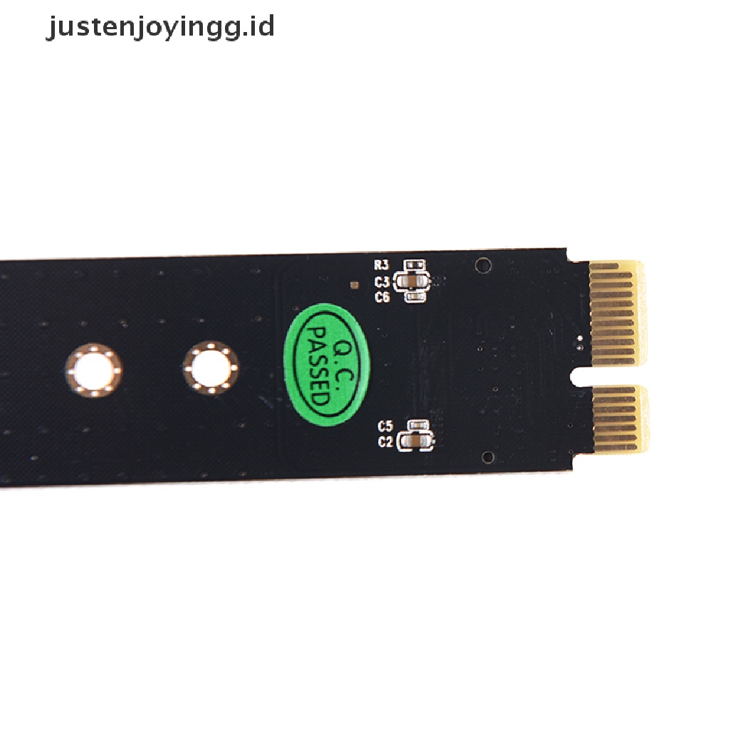 // justenjoyingg.id // Pcie To M2 Adapter Nvme Ssd M2 Pcie X1 Raiser Pci-E Pci Express M Key Connector ~