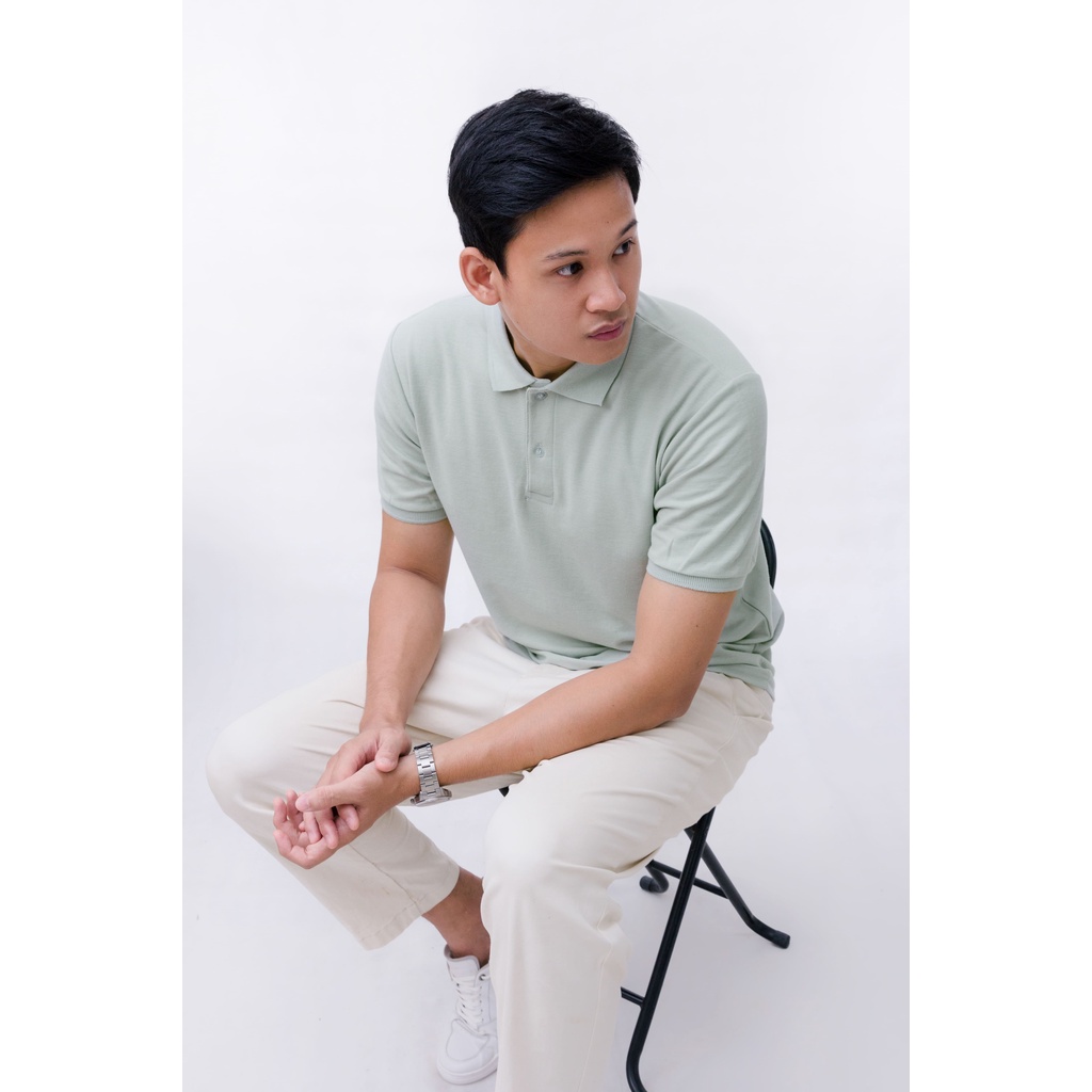 AKITA POLO SHIRT - Kaos Polo Pria in Mint Green